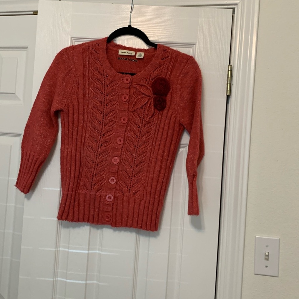 Dkny jeans petites sweater 3/4 sleeve
